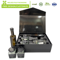 Plateau en pulpe moulée biodégradable sur mesure, boîte en pulpe de papier, insert en carton, emballage vert, solutions d'emballage durables