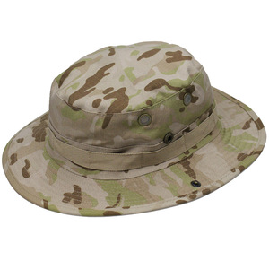 Outdoor Sport <b>Sunscreen</b> Fishing Camping Camouflaged Tactical Round Bucket Hat - Product Image 2