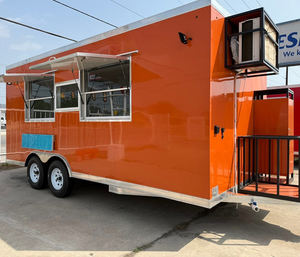 Camions à crème glacée mobiles personnalisables Équipement de cuisine complet pour la cuisson et le service de hot-dogs Bonbons Chips Fast Food Street Food - Product Image 2