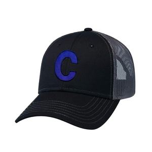 Casquette de camionneur en coton 6 panneaux avec logo brodé personnalisé unisexe vente en gros fermeture arrière réglable en maille respirante pour le sport - Product Image 2