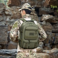 Sac à dos tactique de camouflage en nylon transfrontalier pour randonnée, camping, école, étudiants, grande capacité 20-36L, pour ordinateur portable