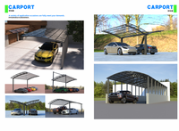 Abri de voiture en aluminium en forme de Y personnalisé, avec panneau de toiture en polycarbonate imperméable, abri extérieur pour villa et maison individuelle