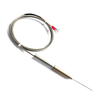 1200c termokopel multipoin sensor Suhu industri termokopel tipe k dengan benang M6 M8