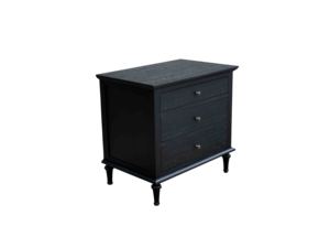 HL158-1 mới cổ điển Thiết kế rắn gỗ bạch dương đồ nội thất phòng ngủ ngăn kéo duy nhất màu đen đầu giường cạnh giường ngủ bảng với kệ mở - Product Image 2