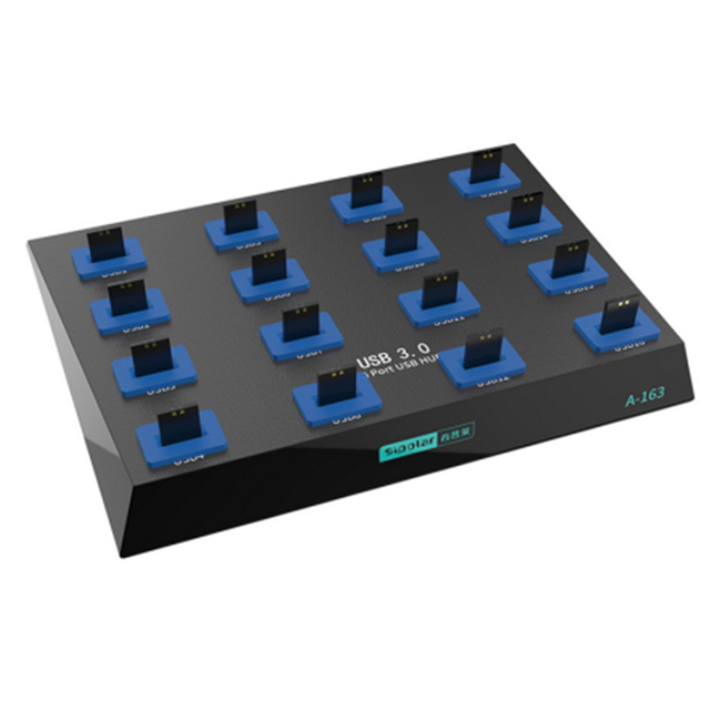 Sipolar 16 Port Multiple Usb 3.0 Flash Drive Duplicator Hub Batch Copy for HW 3G Modems SD/TF Card Reader U-Disk A-163
