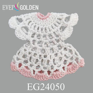 7.5x7.5厘米可爱婴儿淋浴钩针迷你连衣裙时尚迷你连衣裙贺卡服装婚礼祝福明信片 - Product Image 4