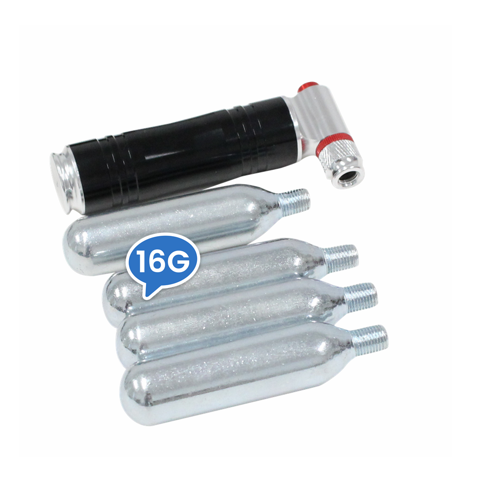 16g CO2 Cartridge for Bike Tire Inflate Refillable Cylinders