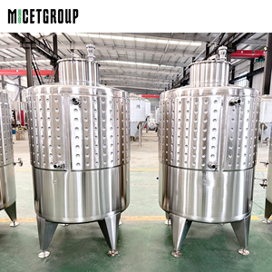 Tanque de Fermentación de Acero Inoxidable de 1000L, Fermentador de Alcohol, Recipiente de Fermentación de Vino con Camisa Acolchada para Destilería de Brandy y Vino - Product Image 4
