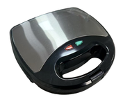 Machine à sandwich multifonction Presse à panini Grill Gaufrier 3 en 1 Revêtement antiadhésif détachable avec voyants lumineux
