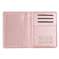 Porte-passeport anti-RFID avec sangle élastique, portefeuille de voyage antivol, étui en cuir PU sécurisé et durable pour les voyages d'affaires