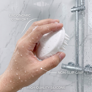 Cepillo Masajeador de Cuero Cabelludo Ecológico de TPE con Cerdas Suaves para Cabello Húmedo o Seco, Venta al por Mayor con Logotipo Personalizado para Marcas Globales - Product Image 3