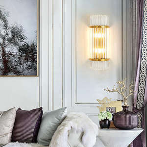 Gran oferta, lámpara de pared LED de interior Simple y moderna, cuerpo de cristal para sala de estar, cabecera y escalera, gran oferta - Product Image 3