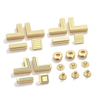 Bouton en métal OEM personnalisé avec logo, bouton-pression pour chemise homme, bouton 4 pièces en alliage de zinc pour Kurta, Abaya, Thobe, pour vêtements