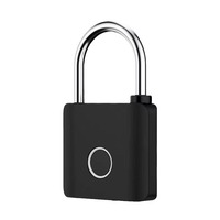 Cadenas intelligent USB à empreinte digitale, sans clé, biométrique, déverrouillage rapide par touche, en métal, étanche IP65, pour casier de gym, bagages