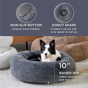 Wholesale Manufacturer Soft Luxury Plush Solid Fashion Pink Grey White Rectangle Pet Cushion Carton Cat <b>Dog</b> <b>Bed</b> - Product Image 3