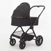 Poussette bébé pliable et légère, chariot réversible amortissant les chocs, certifiée CE, détachable pour les voyages et l'usage quotidien