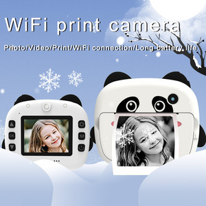Jouet mignon Panda avec écran IPS de 2.4 pouces 1080P WiFi, caméra vidéo pour enfants, impression instantanée, pour filles et garçons - Product Image 3