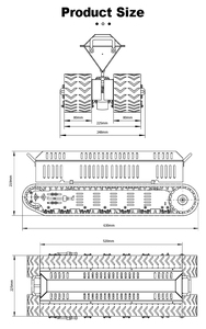 Plateforme robotique sous-marine <span class=keywords><strong>AVA</strong></span>-P3 avec enrouleur de câble, longueur de câble personnalisée, étanche IP68, châssis de robot pour pipeline - Product Image 6