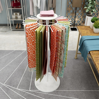 IYUBO Tapis de yoga de luxe Rideau Écharpe Cadeau Ruban Fleur Emballage Écharpe en soie Écharpe en métal Présentoir Stand
