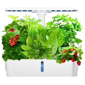 Indoor LED Intelligent Hydroponic <b>Planter</b> ABS Garden Smart Basin - Product Image 1