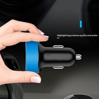 Mini chargeur de voiture, adaptateur allume-cigare, double USB, prise de conversion à charge rapide pour téléphones mobiles