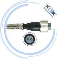 Konektor Sensor CTC VE102 MIL-C-5015 IP68 Segel Kaca 2-Pin 3Pin 4Pin Segel Epoksi