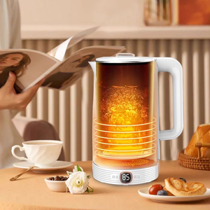 Voedselveilige roestvrijstalen 1,8L draadloze elektrische waterkoker met warmhoudfunctie, 220V, anti-verbrandings temperatuurregeling voor huishoudelijk gebruik - Product Image 4
