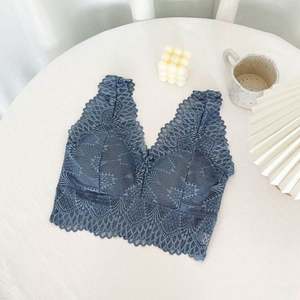 Nouvelle dentelle large bandoulière <span class=keywords><strong>dos</strong></span> nu soutien-gorge sous-vêtements femmes sans fil anti-exposition push up base gilet tube top vente en gros - Product Image 6