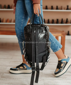 Quiltd tas selempang anggur, ransel pembawa 2 botol dengan bantalan tebal dan Tote anggur terisolasi ringan - Product Image 5