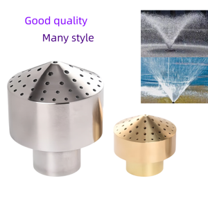 Boquilla de fuente seca de latón popular con chorro laminar de <span class=keywords><strong>agua</strong></span> de acero inoxidable para fuentes de jardín de piedra - Product Image 1