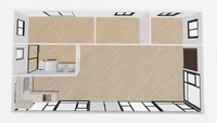Maison conteneur préfabriquée extensible et pliable de 40 pieds avec cuisine pour usage extérieur