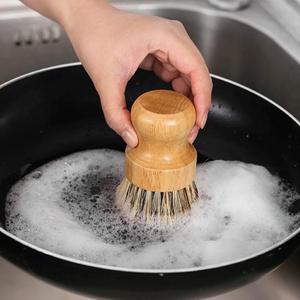 Natural <b>Bamboo</b> Dish <b>Brush</b> Household Cleaning Tool Kitchen Cleaning <b>Brush</b> for Pot Pan Dish Scrubber Wooden Dish Washing <b>Brush</b> - Product Image 6