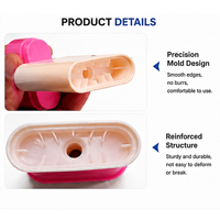 Contenants en plastique vides rechargeables de qualité supérieure pour déodorant en stick, 10g, 15g, 20g, tubes mini déodorant carrés plats à mécanisme rotatif, vente en gros