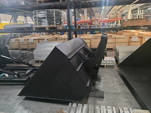 Xô tuyết thủy lực chống sương giá cho xe nâng hàng đính kèm | thiết kế 2.4m cực rộng | vỉa hè & bãi đậu xe - Product Image 2