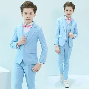 Offre Spéciale populaire gilet de mode Cravate Pantalon Smoking veste pantalon conception vêtements Bébé Costume Pantalon enfants costume garçon costumes - Product Image 4