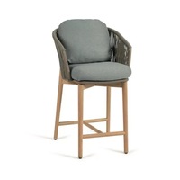 Ensemble de table et de chaises de salle à manger en rotin tressé moderne et luxueux pour l'extérieur, 4 à 6 personnes, léger, durable, salon, sous-sol