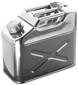 Bidon en acier inoxydable de 10 litres pour 4x4/voiture/moto/bateau/camping, 2,64 gallons, transporteur de carburant diesel, essence, <span class=keywords><strong>eau</strong></span> - Product Image 1