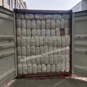 Chiffons de nettoyage 100 % coton, chiffons blancs en tissu de t-shirt, chiffons 100 % coton, chiffons exotiques, chiffons en coton tricoté blancs - Product Image 1