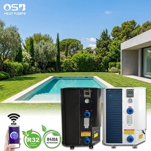 Calentador de <span class=keywords><strong>Agua</strong></span> Solar Híbrido sin Tanque para Piscina, Bomba de Calor Eléctrica para Exteriores con Control Remoto, <span class=keywords><strong>Agua</strong></span> Caliente Fácil de Obtener para Piscinas - Product Image 1