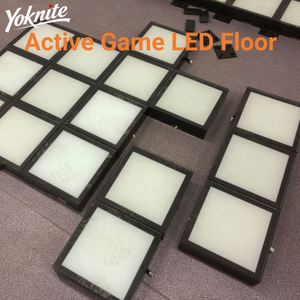 Dalles de sol LED 30x30 pour piste de danse interactive, dalles LED tactiles lumineuses pour intérieur/extérieur - Product Image 3