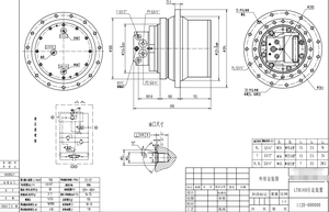 Conjunto de Transmisión Final para Excavadora TM18, Motor de Traslación para PC100-1, PC100-2, PC100-3 - Product Image 3