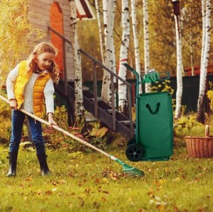 <span class=keywords><strong>Chariot</strong></span> de jardin mobile <span class=keywords><strong>pour</strong></span> feuilles avec <span class=keywords><strong>sac</strong></span> de rangement en Oxford, bac à fleurs <span class=keywords><strong>pour</strong></span> jardinage - Product Image 5