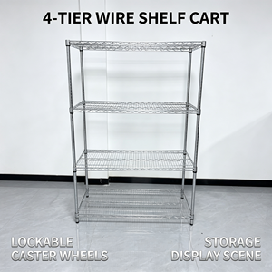 Powder Coat Black 4 Tier Heavy Load Wheels 2500 Lb Total Bolt Free Setup Heavy Duty Shelving Rack With Swivel Casters Pro <b>Kit</b> - Product Image 1