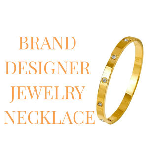 Joias de Designer de Marca, Atacado Direto da Fábrica, Conjunto de Acessórios de Joias com Pulseira, Colar, Brincos e Anel - Product Image 3