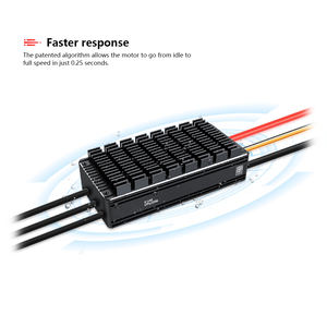 Contrôleur de vitesse électrique étanche U150 5-14S 150A 200g pour moteur brushless, régulateur IP67 pour avions RC et drones agricoles - Product Image 4