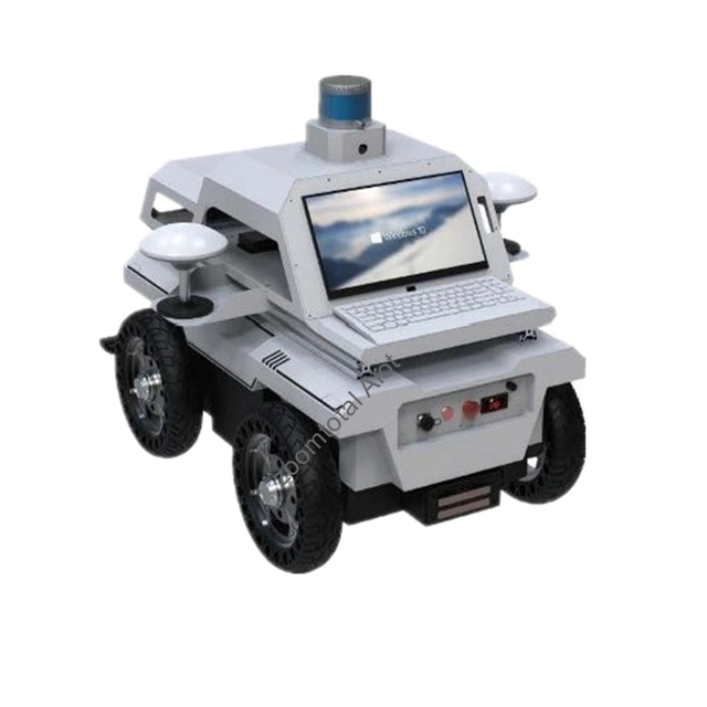 ROS Open-source 3D Laser SLAM RTK All-terrain Vehicle Ackerman Mobile Robot Double-wishbone Suspension Damping Cross Obstacles