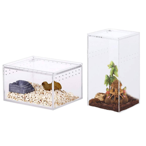 Akrilik karıncalar konut yuva böcek kafes besleme karınca çiftliği yuva tek Test tüpü akrilik sürüngen kafes - Product Image 1