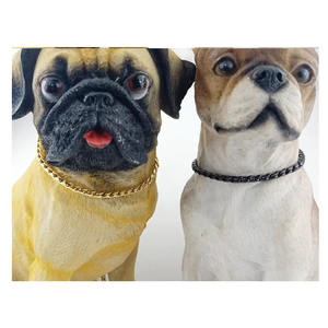 犬のための純粋な銅電気メッキ小さな薄いショースネークチェーン犬の首輪 - Product Image 5