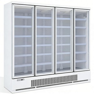 Congélateur de haute qualité en acier inoxydable et vitrine de congélation avec porte en verre pour utilisation en cuisine commerciale - Product Image 6