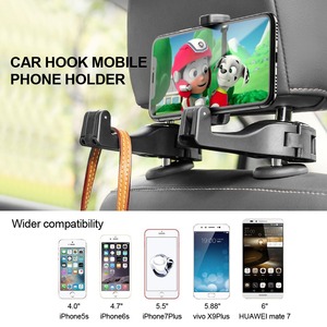 Auto Opbergtas Eenvoudige Universele Voertuig Hoofdsteun <span class=keywords><strong>Seat</strong></span> Terug Hanger Houder Auto Interieur Achterbank Haken - Product Image 6